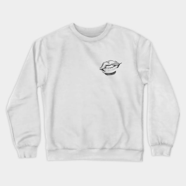 Hot lips Crewneck Sweatshirt by RagingJakeArt